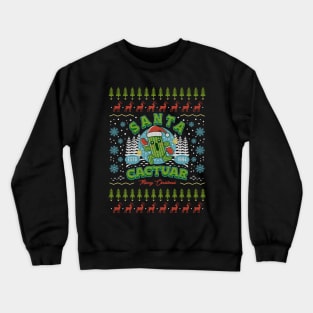 Santa Cactuar Ugly Sweater Crewneck Sweatshirt